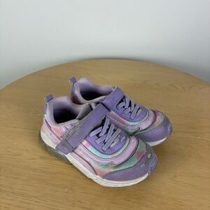 Stride Rite Light Up Surge Bounce Sneaker Kids 10.5 Wide Sporty‎ Colorful Shoe